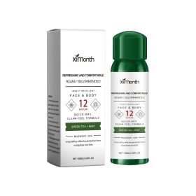 Ximonth Repellent Quick Dry Green Tea Spray Cooling Plant Soothing Mosquito Repellent Mild Smell Fresh