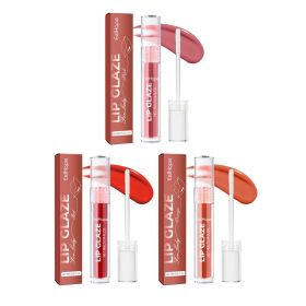 Eelhope Lip Glaze Lip Moisturizing Color Bright Color Lasting Non-Fading Non-Stick Cup Portable Moisturizing Lip Glaze (Quantity: 1pc)